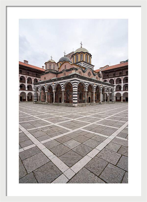 Inside Rila Monastery Courtyard