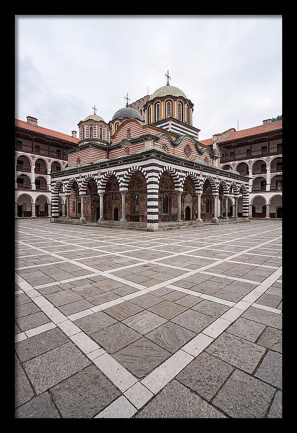 Inside Rila Monastery Courtyard