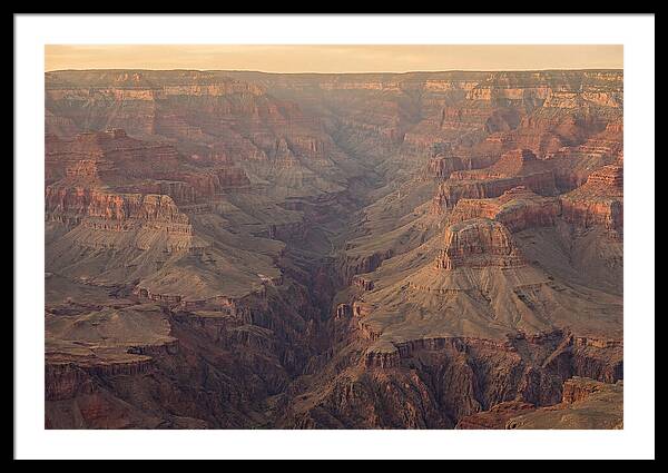 Inside The Badlands At Golden Hour