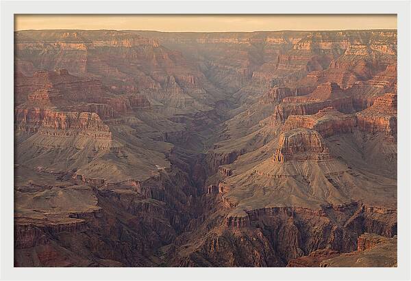 Inside The Badlands At Golden Hour