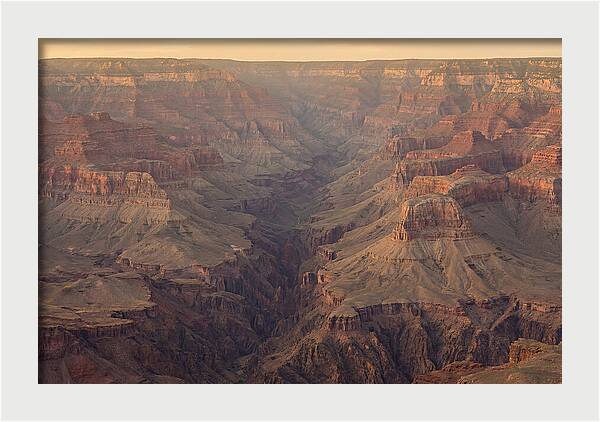Inside The Badlands At Golden Hour