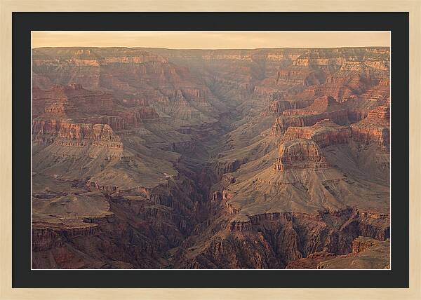 Inside The Badlands At Golden Hour