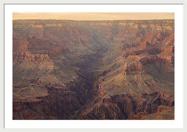 Inside The Badlands At Golden Hour