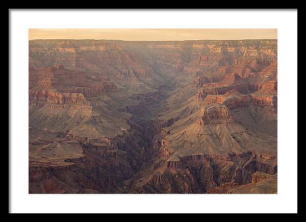 Inside The Badlands At Golden Hour