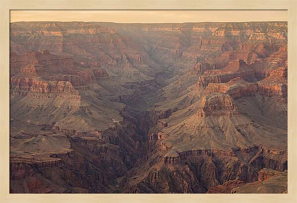 Inside The Badlands At Golden Hour