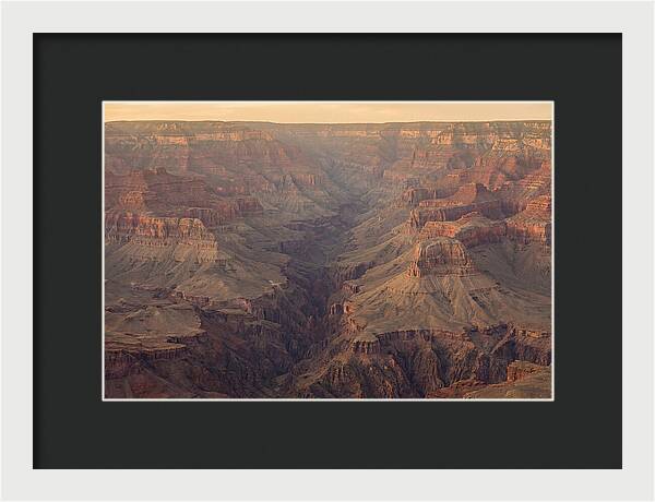 Inside The Badlands At Golden Hour