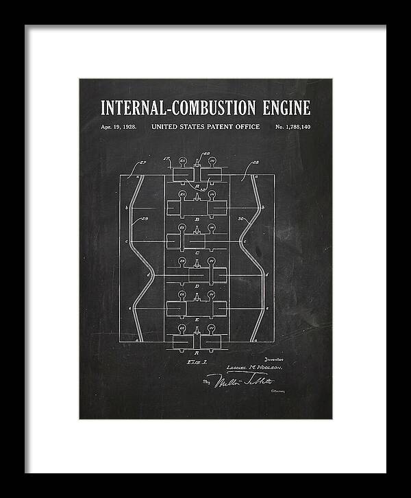 Internal Combustion Engine Chalkboard Patent Us1788140a