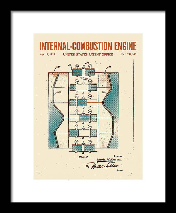 Internal Combustion Engine Retro Patent Us1788140a