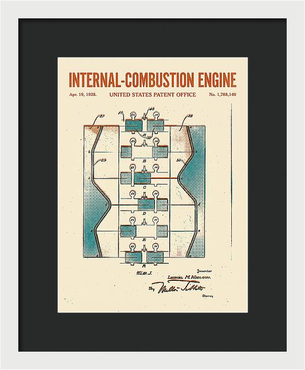 Internal Combustion Engine Retro Patent Us1788140a