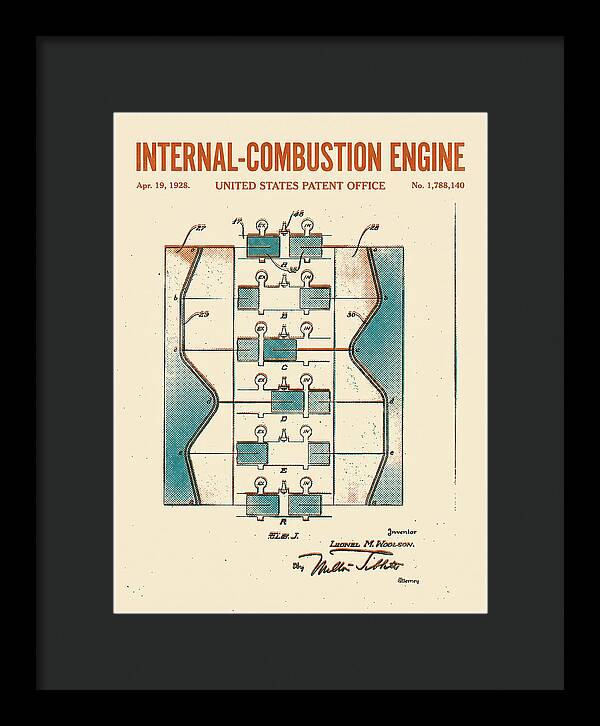 Internal Combustion Engine Retro Patent Us1788140a