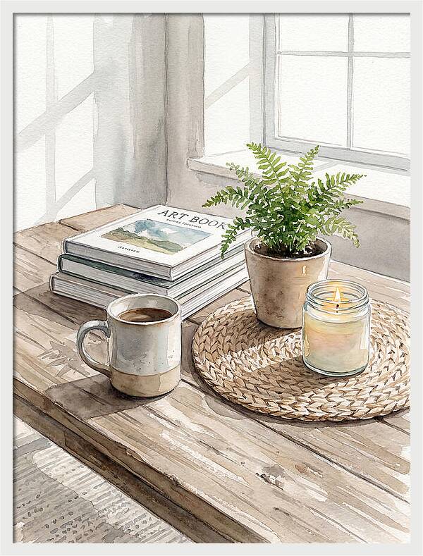 Inviting Coffee Table Arrangement