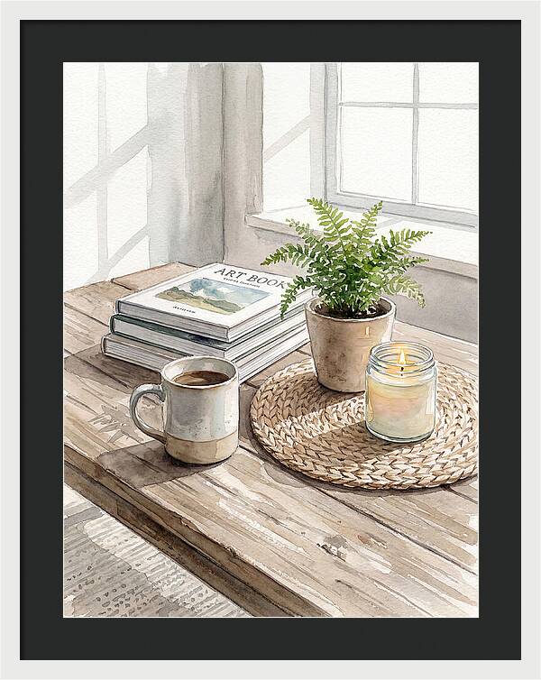 Inviting Coffee Table Arrangement