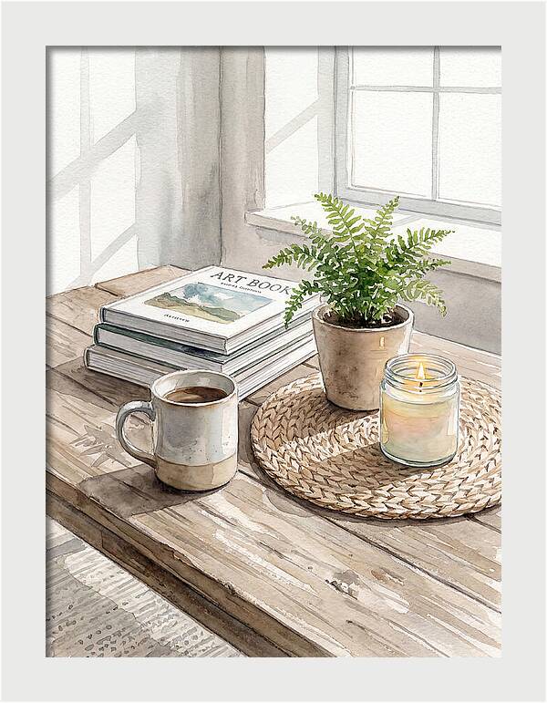 Inviting Coffee Table Arrangement