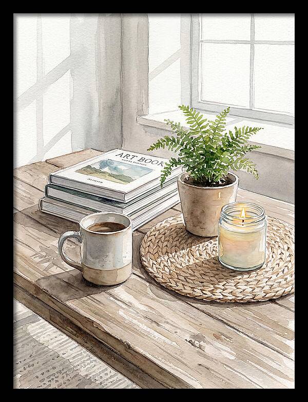 Inviting Coffee Table Arrangement