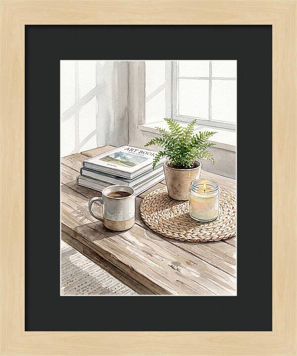Inviting Coffee Table Arrangement