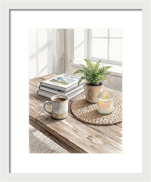 Inviting Coffee Table Arrangement