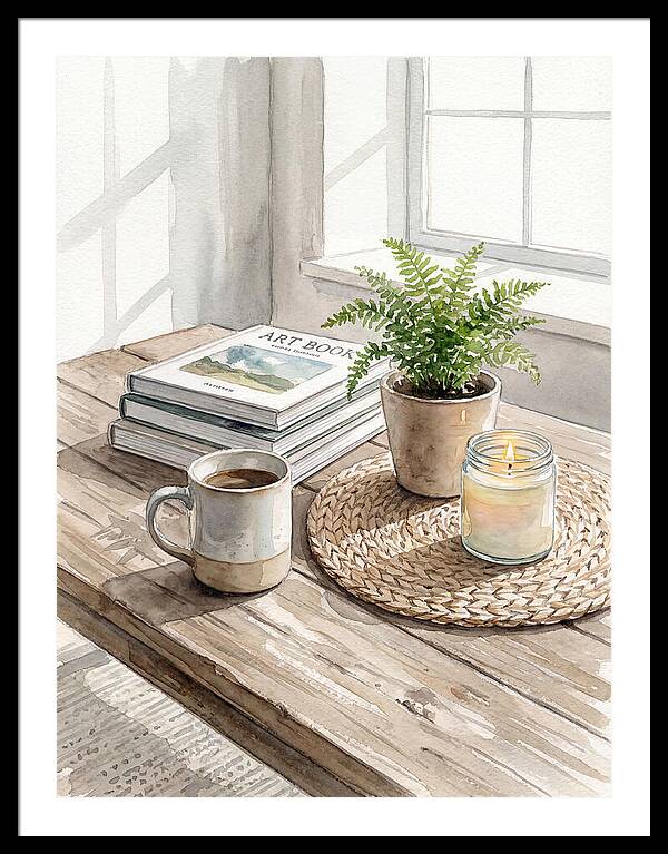 Inviting Coffee Table Arrangement