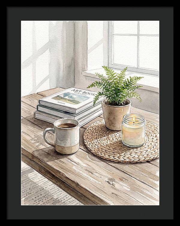 Inviting Coffee Table Arrangement