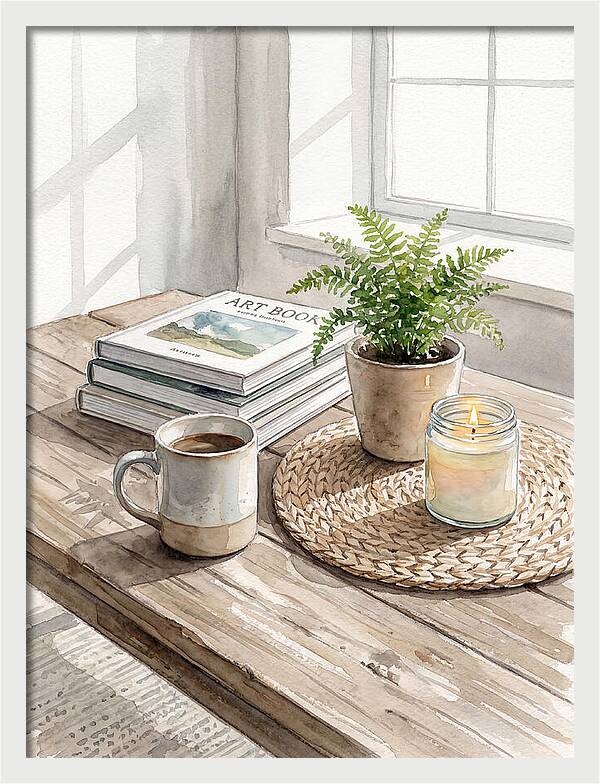 Inviting Coffee Table Arrangement
