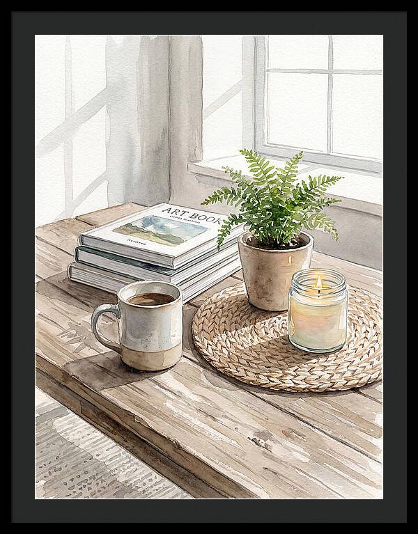 Inviting Coffee Table Arrangement