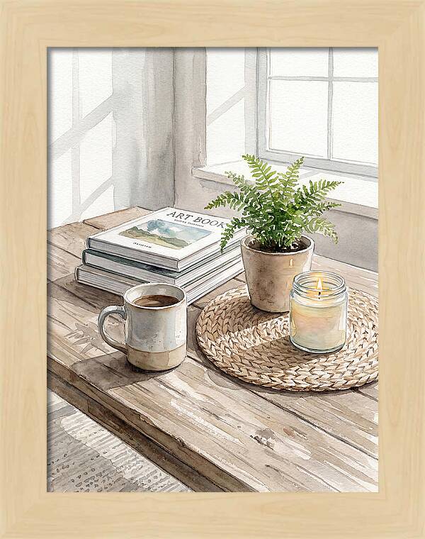 Inviting Coffee Table Arrangement
