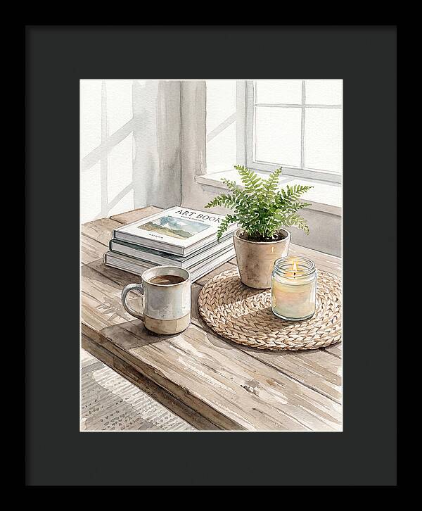 Inviting Coffee Table Arrangement