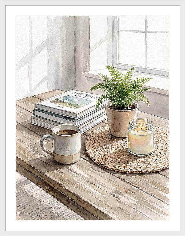 Inviting Coffee Table Arrangement