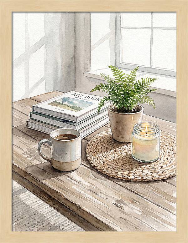 Inviting Coffee Table Arrangement