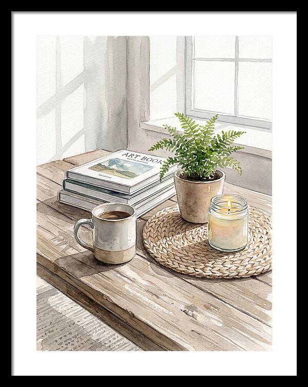 Inviting Coffee Table Arrangement