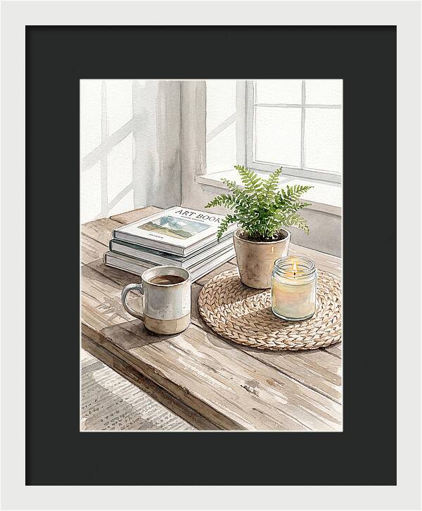 Inviting Coffee Table Arrangement