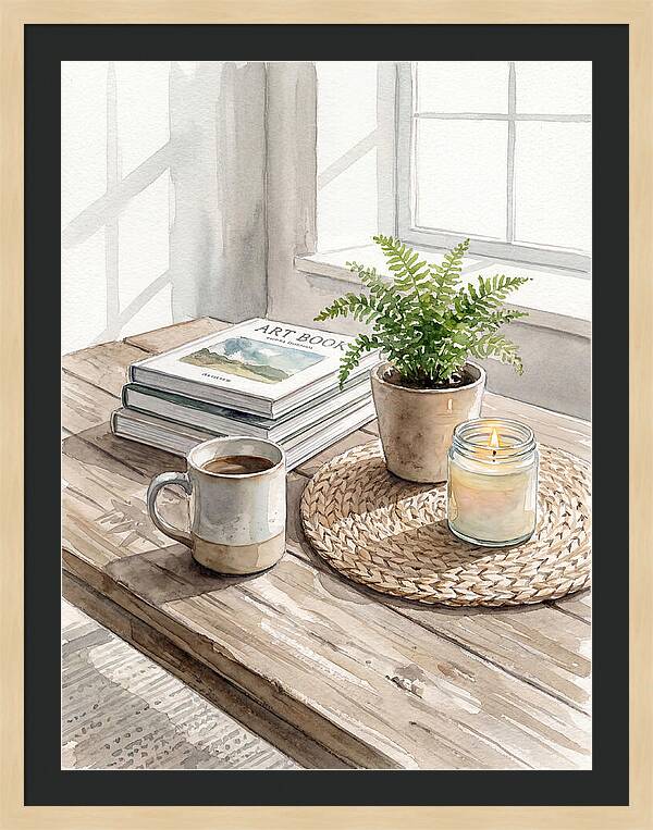 Inviting Coffee Table Arrangement