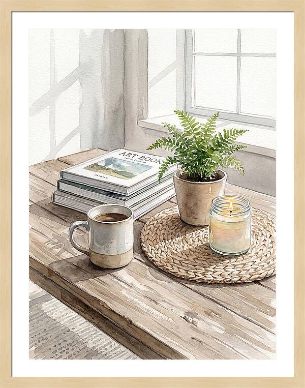 Inviting Coffee Table Arrangement