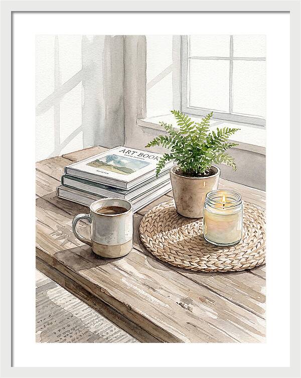 Inviting Coffee Table Arrangement