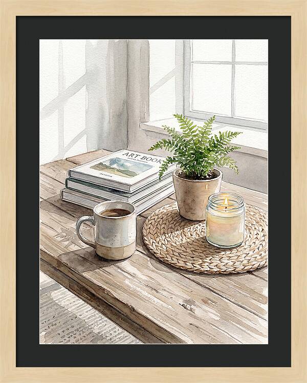 Inviting Coffee Table Arrangement