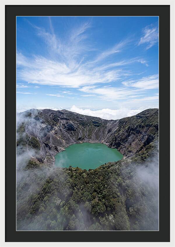 Irazu Volcano Crater Lake