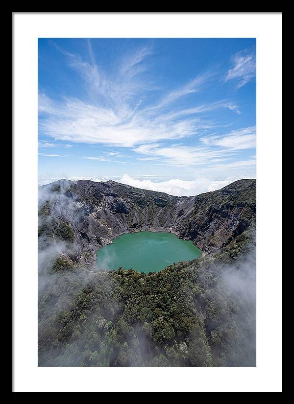 Irazu Volcano Crater Lake