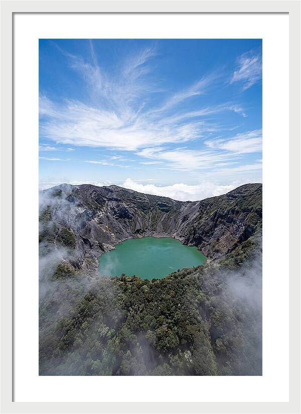 Irazu Volcano Crater Lake