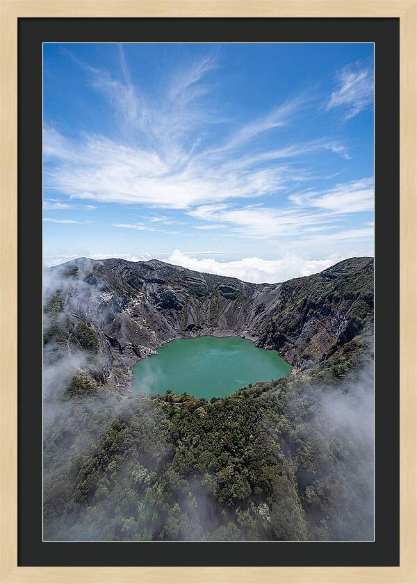 Irazu Volcano Crater Lake