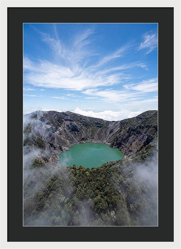 Irazu Volcano Crater Lake