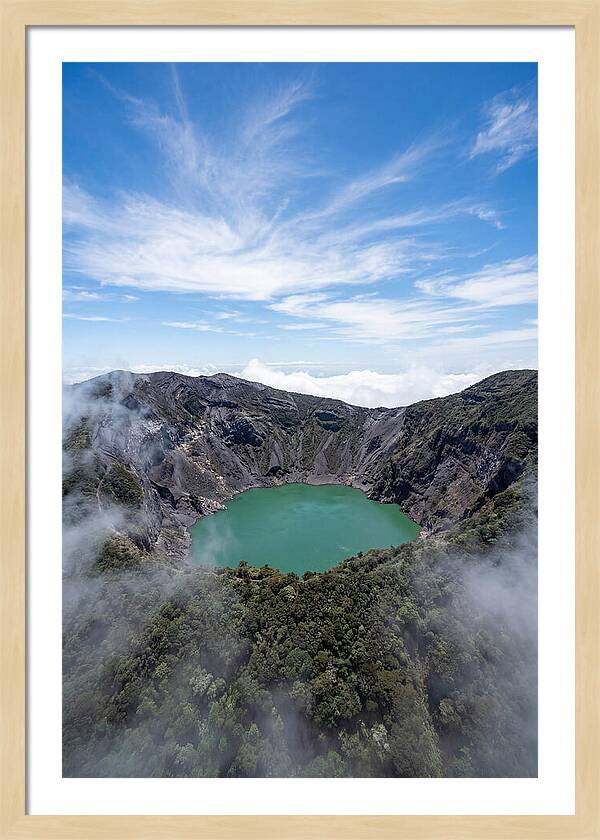 Irazu Volcano Crater Lake