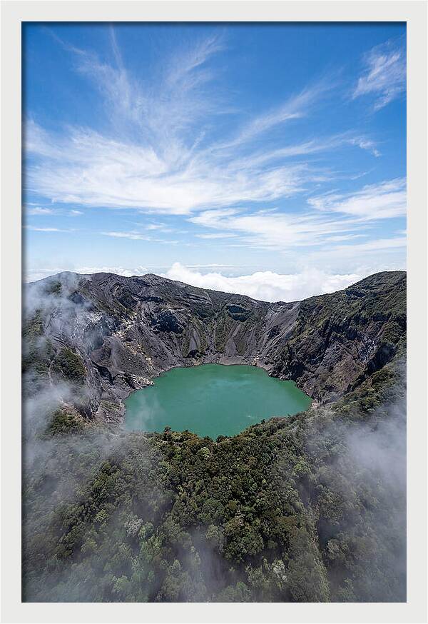 Irazu Volcano Crater Lake