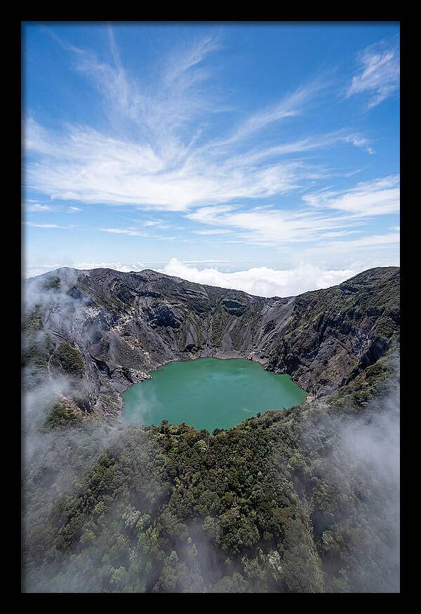 Irazu Volcano Crater Lake