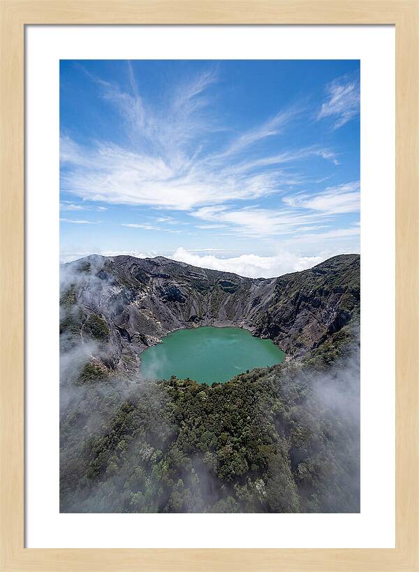 Irazu Volcano Crater Lake