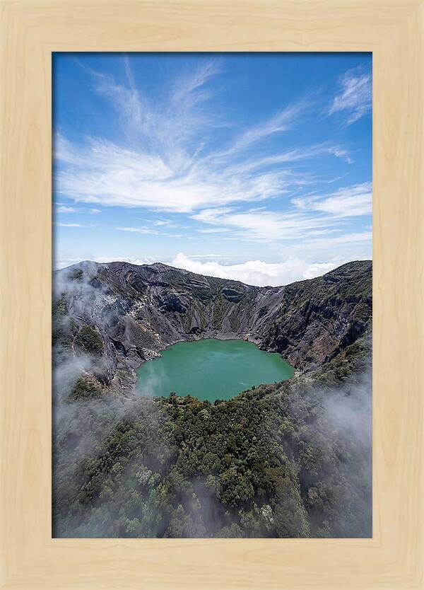 Irazu Volcano Crater Lake