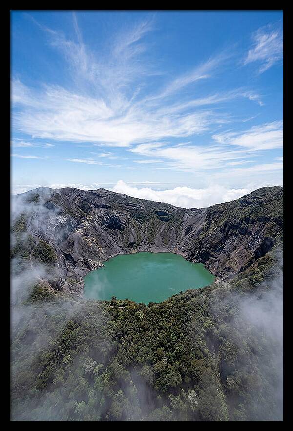 Irazu Volcano Crater Lake