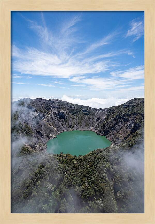 Irazu Volcano Crater Lake
