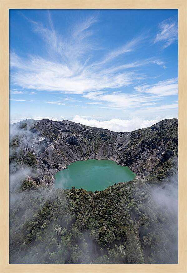 Irazu Volcano Crater Lake