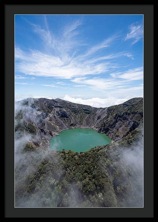 Irazu Volcano Crater Lake