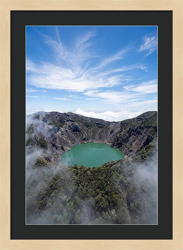 Irazu Volcano Crater Lake
