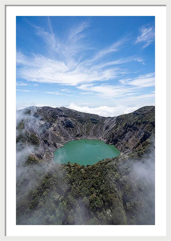 Irazu Volcano Crater Lake